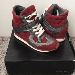 Scene High Top Sneakers.
